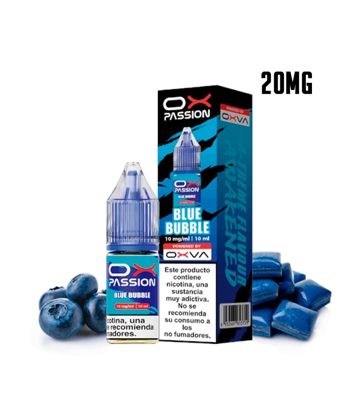 BLUE BUBBLE 20MG NIC SALT 10ML - OX PASSION