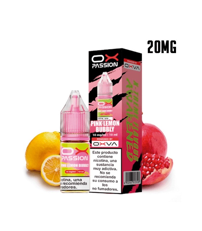 PINK LEMON BUBBLY 20MG NIC SALT 10ML - OX PASSION