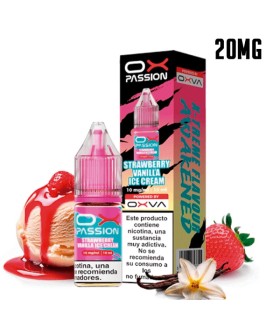 STRAWBERRY VANILLA ICE CREAM 20MG NIC SALT 10ML - OX PASSION