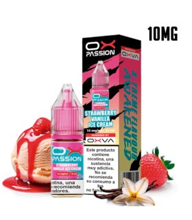 STRAWBERRY VANILLA ICE CREAM 10MG NIC SALT 10ML - OX PASSION