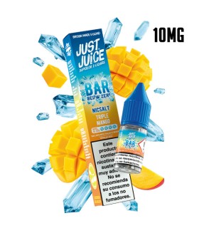 TRIPLE MANGO 10MG NIC SALT 10ML - JUST JUICE BELOW ZERO