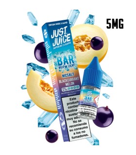 BLACKCURRANT MELON 5MG NIC SALT 10ML - JUST JUICE BELOW ZERO