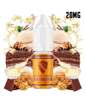 DON JUAN CUSTARD 20MG NIC SALT 10ML - KINGS CREST