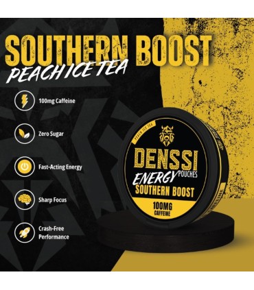 DENSSI ENERGY POUCHES SOUTHERN BOOST 100MG