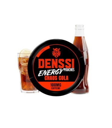 DENSSI ENERGY POUCHES CHAOS COLA 100MG