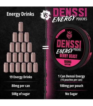 DENSSI ENERGY POUCHES BERRY BEAST 100MG