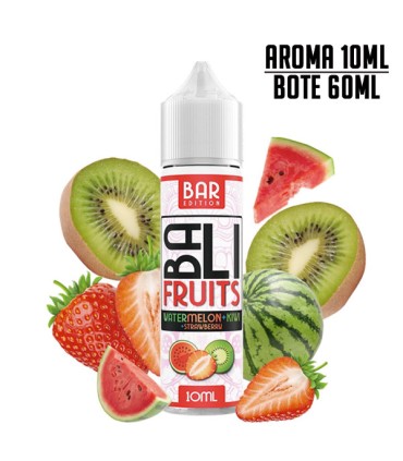 AROMA WATERMELON KIWI STRAWBERRY 10ML/60 LONGFILL - BALI BAR