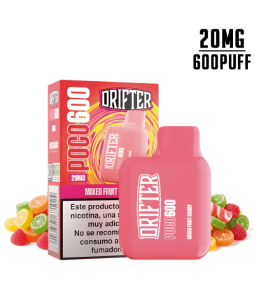 DESECHABLE MIXED FRUIT CANDY 20MG - DRIFTER POCO