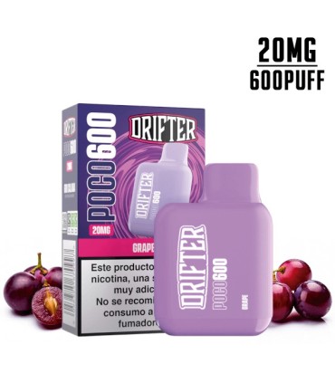 DESECHABLE GRAPE 20MG - DRIFTER POCO
