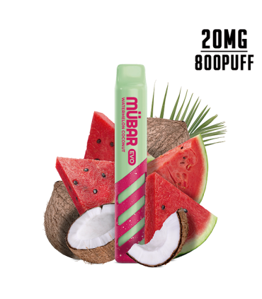 DESECHABLE WATERMELON COCONUT 20MG - MUBAR EVO