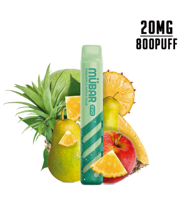 DESECHABLE PINEAPPLE APPLE PEAR 20MG - MUBAR EVO