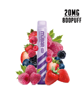 DESECHABLE MIXED BERRIES 20MG - MUBAR EVO