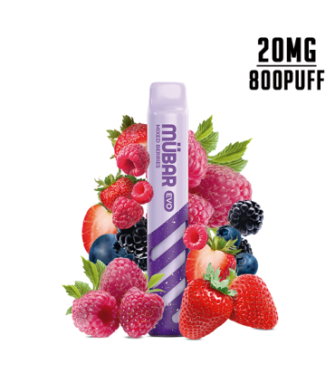 DESECHABLE MIXED BERRIES 20MG - MUBAR EVO