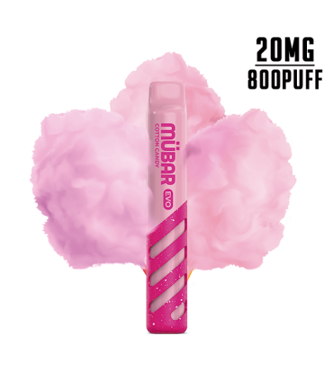 DESECHABLE COTTON CANDY 20MG - MUBAR EVO