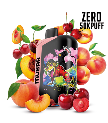 DESECHABLE CHERRY PEACH ZERO - MUBAR EDEN BEAST