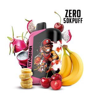 DESECHABLE DRAGONFRUIT BANANA CHERRY ZERO - MUBAR EDEN BEAST
