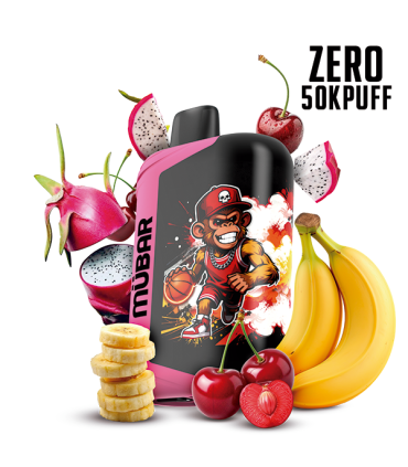 DESECHABLE DRAGONFRUIT BANANA CHERRY ZERO - MUBAR EDEN BEAST