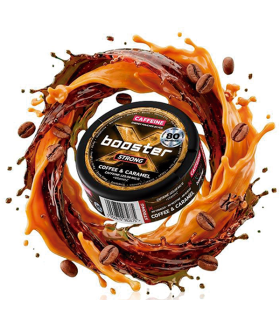 X BOOSTER POUCHES COFFEE & CARAMEL 80MG