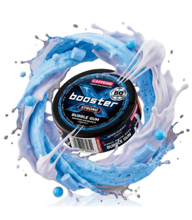 X BOOSTER POUCHES BUBBLE GUM 80MG
