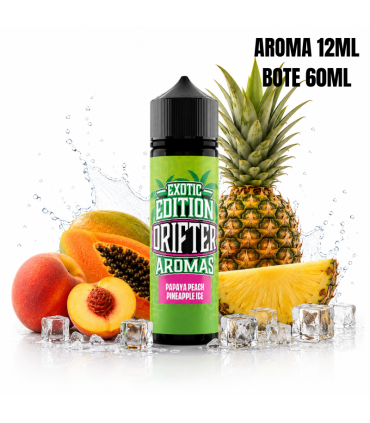 AROMA PAPAYA PEACH PINEAPPLE ICE 12ML/60 LONGFILL - DRIFTER EXOTIC