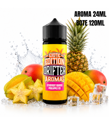 AROMA STARFRUIT MANGO PINEAPPLE ICE 24ML/120 LONGFILL - DRIFTER EXOTIC