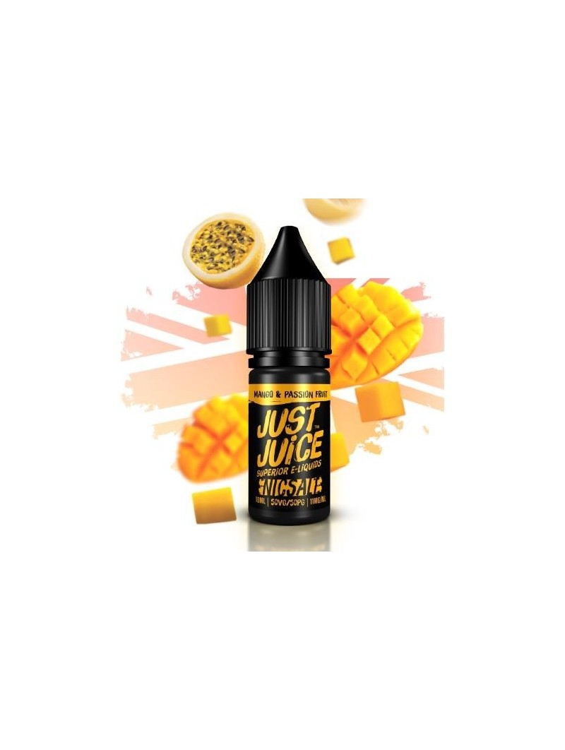 MANGO & PASSION FRUIT 11MG NIC SALT 10ML - JUST JUICE