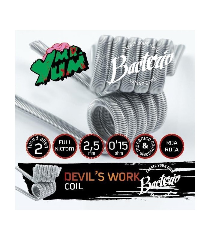 DEVIL S WORK FULL NI80 0.15OHM - BACTERIO COILS