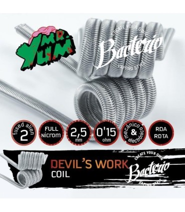 DEVIL S WORK FULL NI80 0.15OHM - BACTERIO COILS