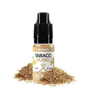 TABACO RUBIO 10MG NIC SALT 10ML - BOMBO