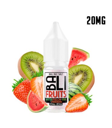 WATERMELON KIWI STRAWBERRY 20MG NIC SALT 10ML - BALI FRUITS