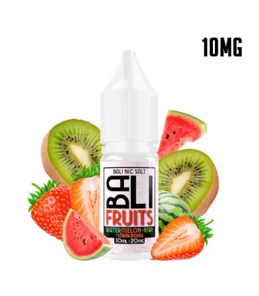 WATERMELON KIWI STRAWBERRY 10MG NIC SALT 10ML - BALI FRUITS