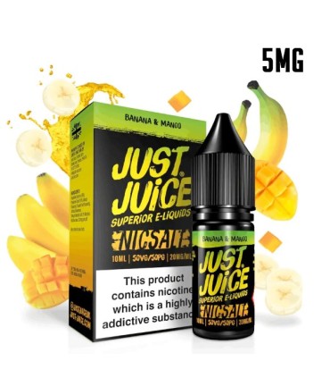 BANANA & MANGO 5MG NIC SALT 10ML - JUST JUICE