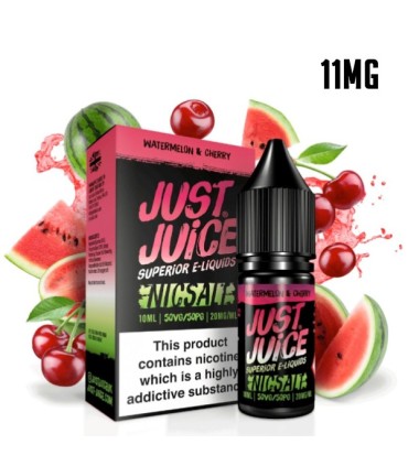 WATERMELON & CHERRY 11MG NIC SALT 10ML - JUST JUICE