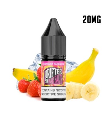 STRAWBERRY BANANA ICE 20MG NIC SALT 10ML - DRIFTER BAR SALTS