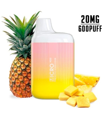 POD DESECHABLE PINEAPPLE BUBBLEGUM 20MG - MICRO POD