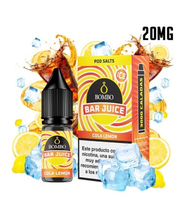 COLA LEMON ICE 20MG NIC SALT 10ML - BOMBO BAR JUICE