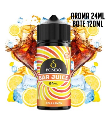 AROMA COLA LEMON ICE 24ML/120 LONGFILL - BOMBO BAR JUICE