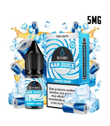 ENERGY DRINK ICE 5MG NIC SALT 10ML - BOMBO BAR JUICE
