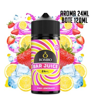AROMA PINK LEMONADE ICE 24ML/120 LONGFILL - BOMBO BAR JUICE