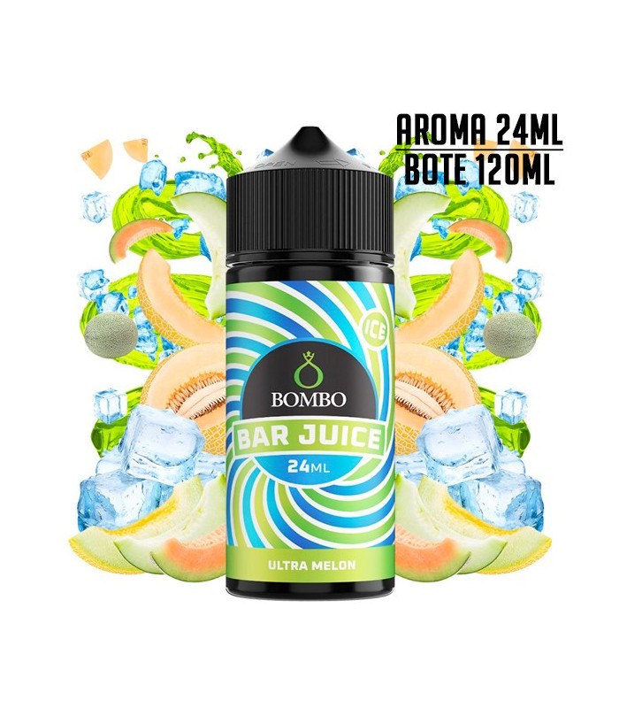 AROMA ULTRA MELON ICE 24ML/120 LONGFILL - BOMBO BAR JUICE