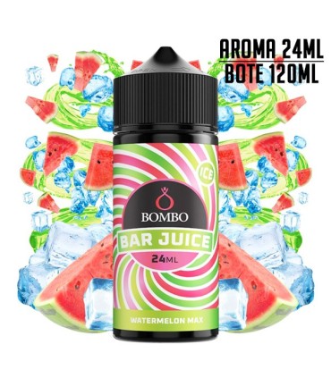 AROMA WATERMELON MAX ICE 24ML/120 LONGFILL - BOMBO BAR JUICE