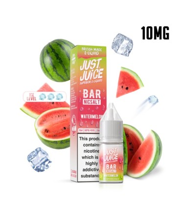 WATERMELON 10MG NIC SALT 10ML - JUST JUICE BAR