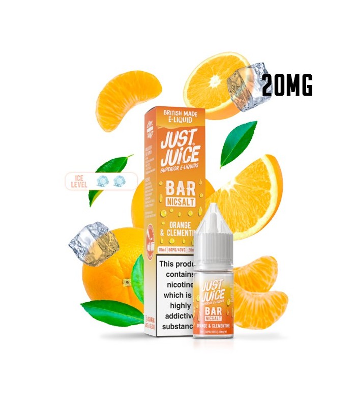ORANGE & CLEMENTINE 20MG NIC SALT 10ML - JUST JUICE BAR