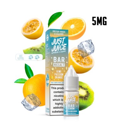 KIWI PASSION ORANGE 5MG NIC SALT 10ML - JUST JUICE BAR