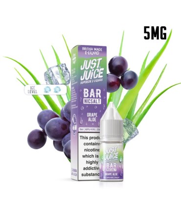 GRAPE ALOE 5MG NIC SALT 10ML - JUST JUICE BAR
