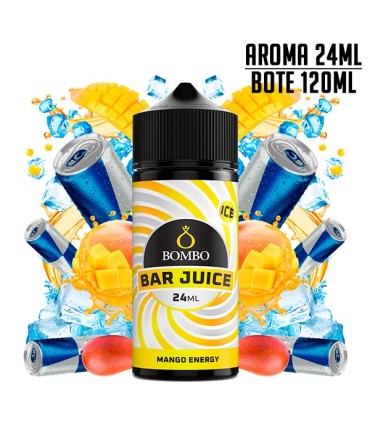 AROMA MANGO ENERGY ICE 24ML/120 LONGFILL - BOMBO BAR JUICE