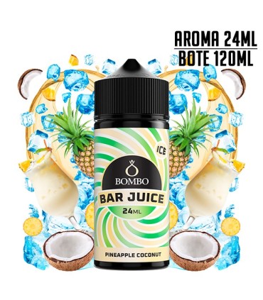 AROMA PINEAPPLE COCONUT ICE 24ML/120 LONGFILL - BOMBO BAR JUICE
