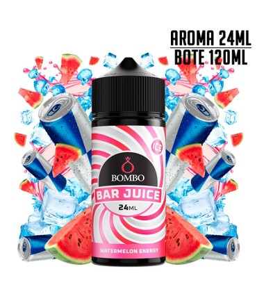AROMA WATERMELON ENERGY ICE 24ML/120 LONGFILL - BOMBO BAR JUICE