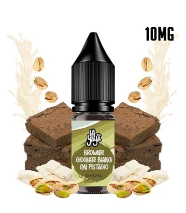 BROWNIE CHOCOLATE BLANCO CON PISTACHO 10MG NIC SALT 10ML - LA YAYA SALT