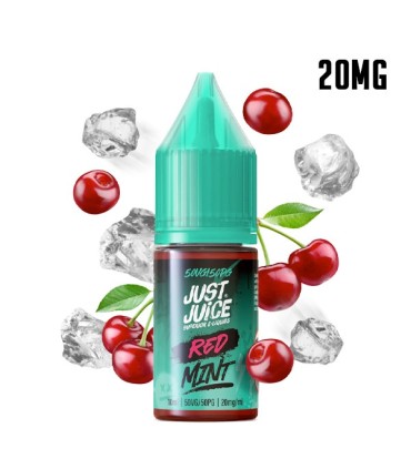 RED MINT 20MG NIC SALT 10ML - JUST JUICE MINT